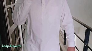 House owner seduces tenant into deepthroat doggystyle cum in mouth desi fuck