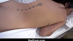 Stepdaughter Vanessa Sky throated fucked hard