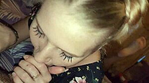 yo watch my girl's cute feet wiggle while she deepthroats my cock pov style 👣💦