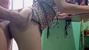 REALFEMBOY update 138 shows off crossdressing shemale curves in bedroom tease