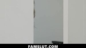 Stepsis Watches Stepmom Suck Cock And Wants In On The Fun