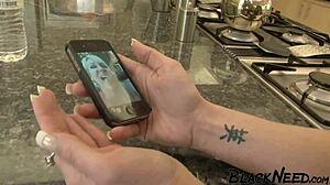 big black cock pounds bbw milf and stepdaughter in rough interracial ffm threesome