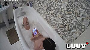 Luuv Vilika's Steamy Late-Night Bath Routine Exposed on Camera