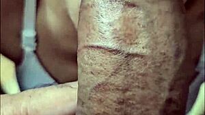 Asian wife slurps balls deepthroats then takes hard pounding fuck