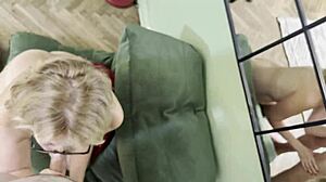 stepmom sucks cock like bitch gulps cum pov glasses