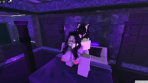 yo, roblox girl got bored so her friend showed up and fucked her good