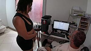 ted pranks brazilian latina gabi souza saying shes pregnant with twins in bathroom despair then wet shower fun