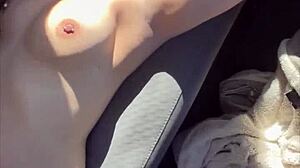 busty petite hooker fucked outdoors begging for hot facial cumshot