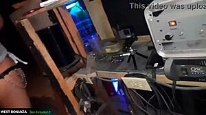 my sexy coworker strips and sucks till hot cum fills her mouth