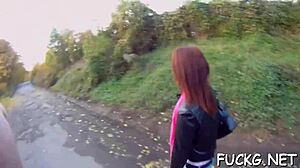 Hidden Camera Captures Slutty Teen Riding Massive Ramrod Secretly