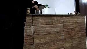 Heart pounding, cheating on hubby for stranger's anal at bar