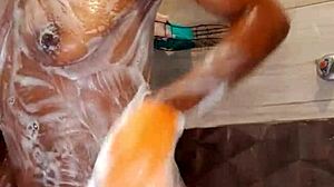 damn this sexy curvy black babe in ripped lingerie... she's a horny fat whore dripping wet with dildo toys on her huge ass and pussy makin' me so horny ya know?