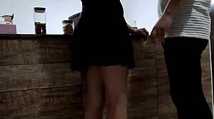 Heart pounding, cheating on hubby for stranger's anal at bar