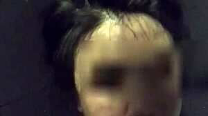 asian milf slut housewife sneaks dildo vibrator into gym shower for wet masturbation