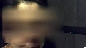 asian milf slut housewife sneaks dildo vibrator into gym shower for wet masturbation