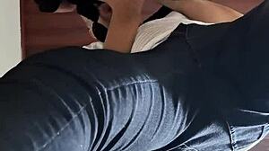 Heart pounding, cheating on hubby for stranger's anal at bar