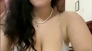 hey babe check out this beautiful latina with massive tits in lingerie wanna squeeze them while she rides you hard?