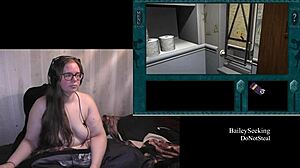 Naked girl spins on haunted carousel ride part one