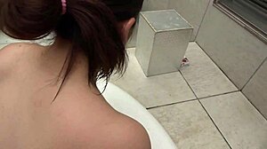 J-cup pregnant Japanese gravure idol with huge natural tits and plump body gets fucked raw on bed in ultimate amateur creampie!