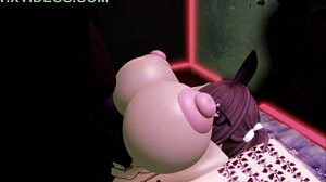 Hey this roblox brunette slut dances then drops for a wild titty fuck in the club 🎉🍑