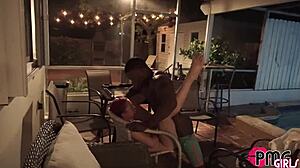 Petite Viper Vixen Deepthroats and Gets Railed by Jamie Knox BBC