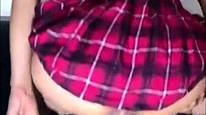 after uni party she passionately kisses best friend in bathroom leading to tight orgasm