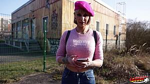 French Blonde's Big Clit Tits Explode in Pickup Casting Fuck!