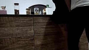 Heart pounding, cheating on hubby for stranger's anal at bar