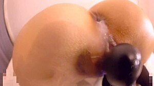 uncensored japanese teen daughter takes doggy style pounding bent over