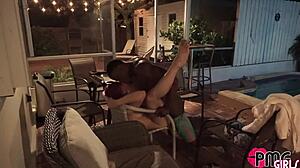 Petite Viper Vixen Deepthroats and Gets Railed by Jamie Knox BBC