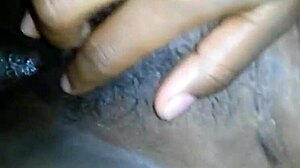 suggestive black ass begs for licking before fat pussy muff dive