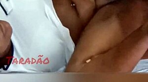 suggestive black ass begs for licking before fat pussy muff dive