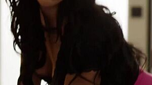 gf sandwiched between tgirls sucking and licking