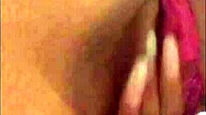 her latina curves quiver with dildo thrusts in bed