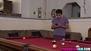 HORNY STEP AUNT RIDES NEPHEW'S COCK IN POV Doggystyle Cowgirl