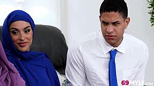 shh these hijab milfs sneak shattering pussy affairs behind closed doors