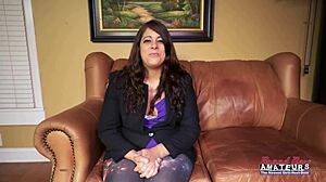 busty brunette kai, i rub pussy so horny sucking your fat cock deep??