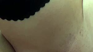 Brunette babe bends over in public restroom for pov blowjob then hard anal assfucking