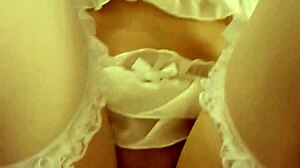 96 white tiger pussy stuffed by huge cock in stockings bj