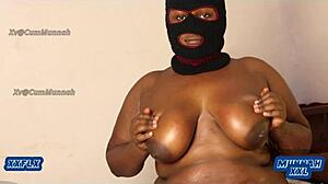 Big Tits BBW's Sweet Fat Shaved Pussy Gets Hot Foreplay Massage