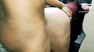 Dirty Indian mom Tina bends over for huge BBC deepthroat pounding rough doggystyle pussy slam