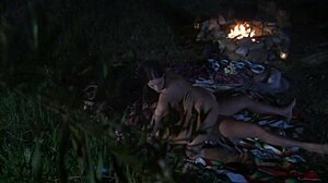 brooke ballentyne takes that ranch hand cock deep outdoors by the fire