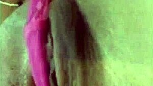 her latina curves quiver with dildo thrusts in bed