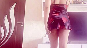 hey watch this busty blonde tease her pussy in sexy dress fingering away till she squirts everywhere love that big tit play