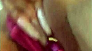 her latina curves quiver with dildo thrusts in bed