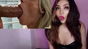 Curious Latina Princess In Lingerie Filled With Cum While Masturbating