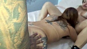 Two Hot Latinas Makeup Turns into Brush Assfucking and Clit Licking Frenzy