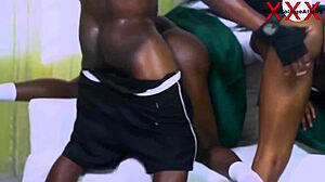 best black students threesome 🔥 wet pussies licked and fucked hard
