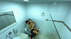 wanna see my boss and i stuff the nerd delivery guy's cock in office threesome full pussy cum