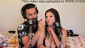 coralyn jewel hits spicy vegas room oral action 😘🍑